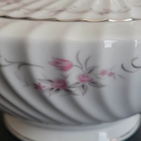 Gold Standard with Round Covered Vegetable Dish Porcelain China Made Japan MCM - Picture 4 of 12